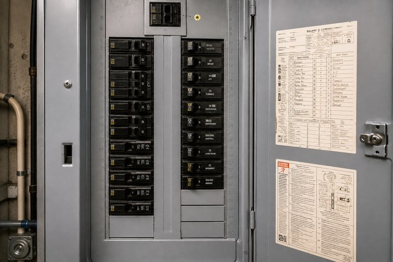 Residential electrical panel